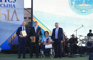 В области Жетысу в честь года со дня создания наградили жителей за вклад в развитие края