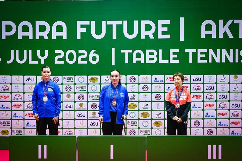 11 наших соотечественников стали призёрами турнира ITTF World Para Future Aktobe 2026