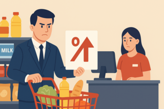 В Караганды наказаны 5 торговых сетей и 32 оптовых поставщика за необоснованное повышение торговой надбавки на социальные товары