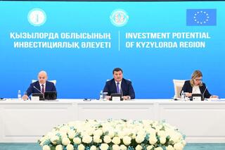 Главы европейских посольств посетили с рабочим визитом Кызылорду