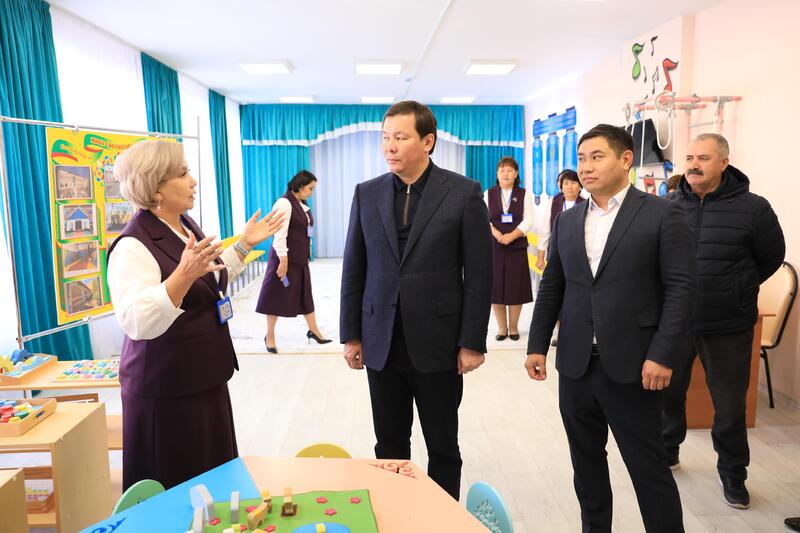 В селе Бестамак капитально отремонтировали старый детский сад