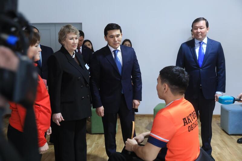 В Актобе открылся современный инклюзивный спортивный комплекс