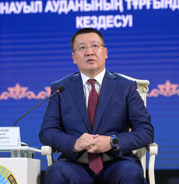 Аким Павлодарской области Асаин Байханов встретился с жителями Баянаульского района