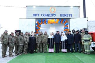 Сеть сельских добровольных пунктов пожаротушения расширяется: открыты еще 5 объектов