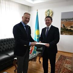 В МИД Казахстана приняты копии верительных грамот нового Посла Венгрии