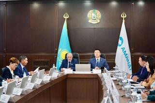 Аким области Асаин Байханов принял участие в заседании Комитета партийного контроля партии «AMANAT»