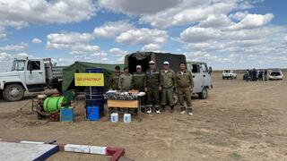 Симуляционное учение по нодулярному дерматиту КРС проведено в Карагандинской области