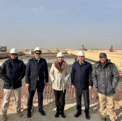 В Кендирли по поручению Президента продолжается строительство нового аэропорта