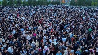 В Астане День защитника Отечества завершился большим Open Air-концертом