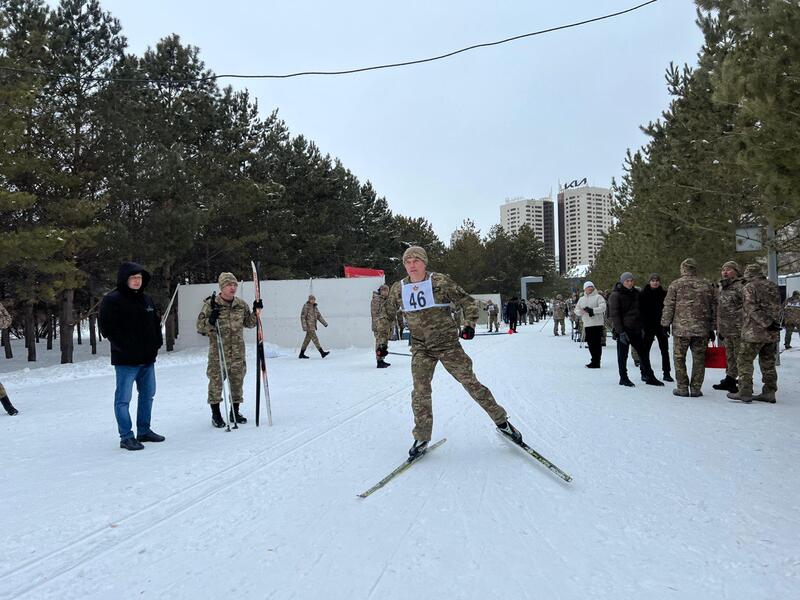 В Астане подвели итоги чемпионата по лыжному спорту среди подразделений оборонного ведомства