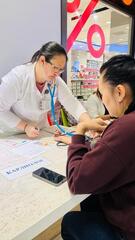 Островок здоровья: В торговом центре проведен бесплатный анализ крови