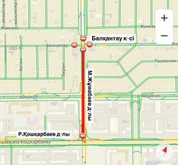 Участок проспекта Жумабаева перекроют на ремонт
