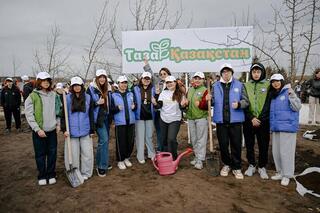 «Таза Қазақстан»: в области высажено более 70 тысяч деревьев
