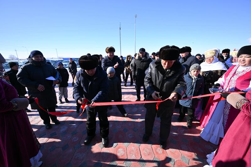 В селе Екпин открылся современный спортивный комплекс