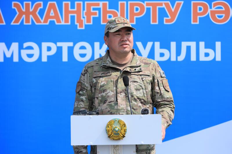 В Мартуке заработала обновлённый пожарный пост