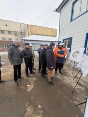 Заместитель акима Алматы проинспектировал строительство социальных объектов в Наурызбайском районе