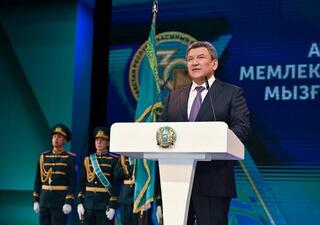 Аким области принял участие в торжественном мероприятии ко Дню Конституции