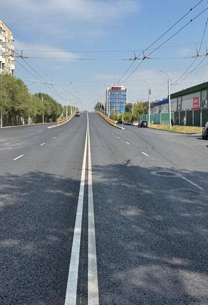 В Алматы завершен средний ремонт улиц во всех районах города