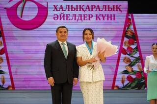 В Акмолинской области прошло торжественное мероприятие, посвященное 8 марта