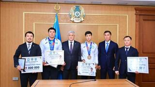 В Караганде поздравили дзюдоистов с успешным выступлением на чемпионате мира