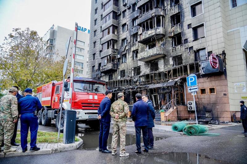 Касательно пожара в кафе KaRima по ул. Достык 12/1