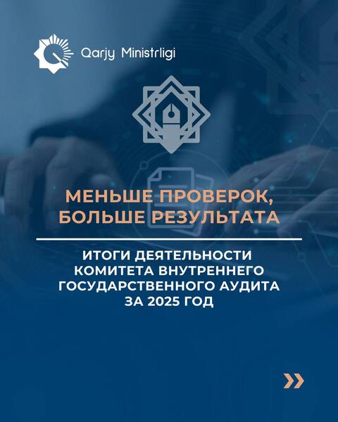Итоги деятельности Комитета внутреннего государственного аудита за 2025 год – Меньше проверок, больше результата
