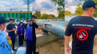 Более 120 наркограффити закрашено в области Абай