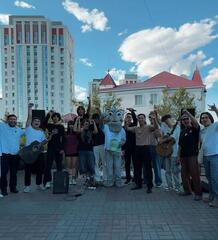 Тазабек порадовал жителей столицы необычной акцией