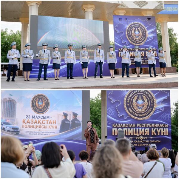 Полицейским Северо-Казахстанской области вручили ключи от 100 новых служебных автомобилей