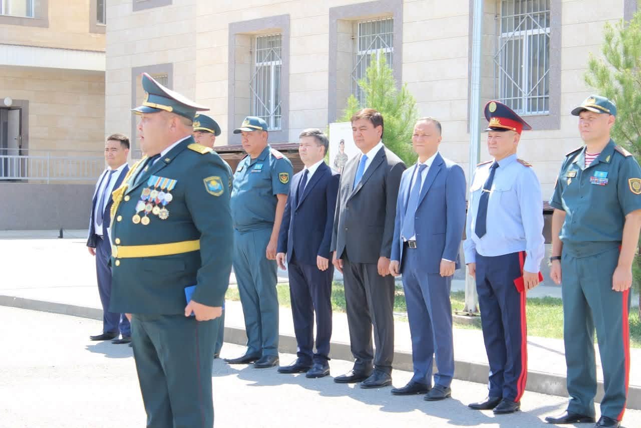 ТУРКЕСТАН: В ВОИНСКОЙ ЧАСТИ 5574 НАГРАДИЛИ ВОЕННОСЛУЖАЩИХ