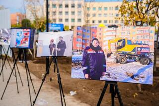 В Астане открыли Аллею рабочих профессий