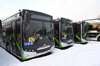 Новые автобусы запустили еще на одном маршруте в Алматы