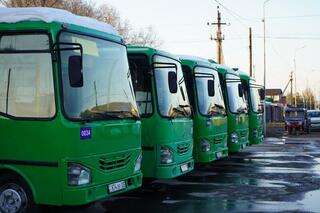 В городе Алатау запущены новые маршруты общественного транспорта