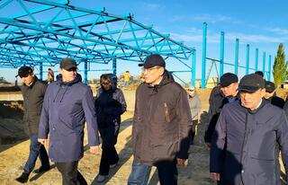 В Уалихановском районе строят поликлинику и крытый бассейн