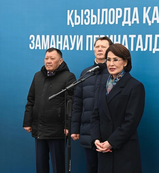 В Кызылорде заложен фундамент перинатального центра на 200 мест