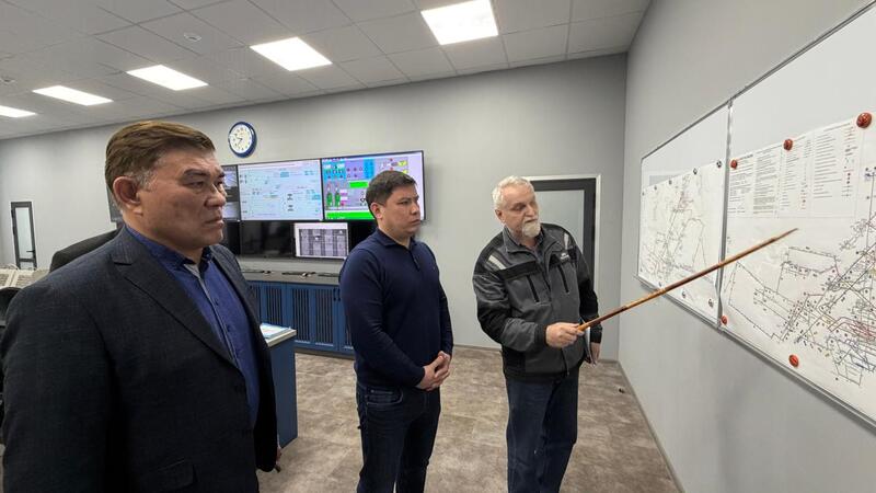 Вице-министр по чрезвычайным ситуациям посетил шахту имени Костенко с рабочим визитом