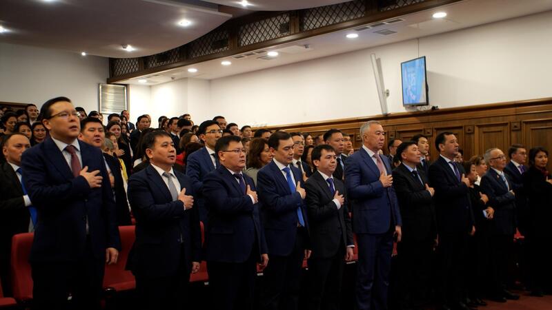 В МНЭ прошла торжественная церемония ко Дню Республики