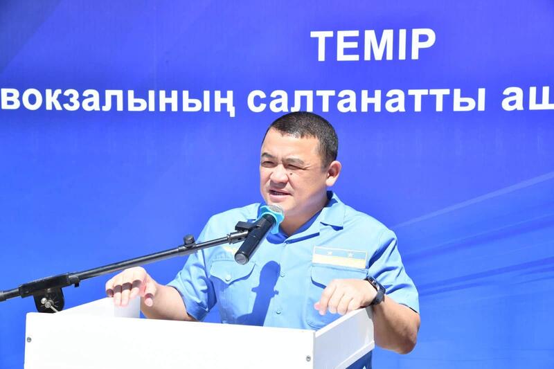 ТҮРКІСТАН: В СЕЛЕ ТЕМИР ОТКРЫТ НОВЫЙ ЖЕЛЕЗНОДОРОЖНЫЙ ВОКЗАЛ