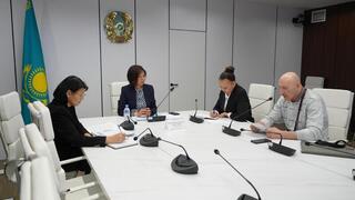 Вице-министр юстиции Ботагоз Жакселекова провела прием граждан
