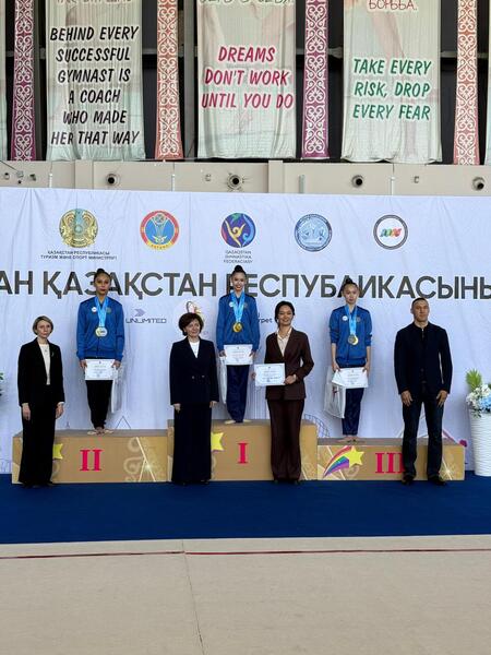 Спортсменки из Астаны стали лучшими на чемпионате страны по художественной гимнастике