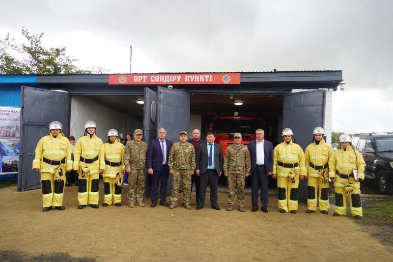 Безопасность на селе: в Акмолинской и Северо-Казахстанской областях открыты и модернизированы пункты ДПФ