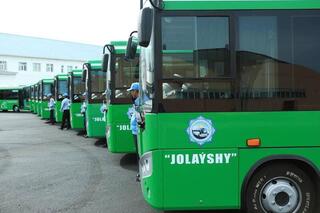 В РЯДЕ ГОРОДОВ ТУРКЕСТАНСКОЙ ОБЛАСТИ ПРОЕЗД В ОБЩЕСТВЕННОМ ТРАНСПОРТЕ В ДЕНЬ РЕФЕРЕНДУМА БУДЕТ БЕСПЛАТНЫМ