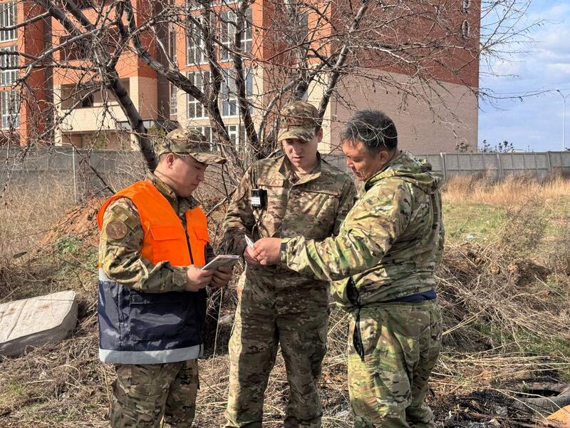 Спасатели Астаны напоминают о правилах безопасности в сезон пожаров