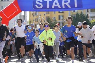 Около 1000 человек приняло участие в забеге в Астане