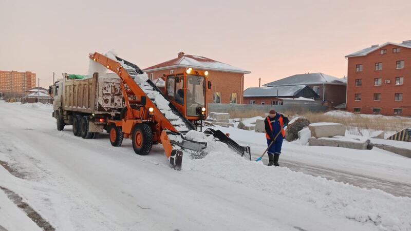 Более двух миллионов кубометров снега вывезли из Астаны с начала зимы