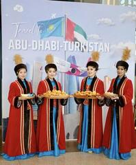 ЗАПУЩЕН ПЕРВЫЙ АВИАРЕЙС ПО МАРШРУТУ «ABU-DHABI – TURKISTAN»