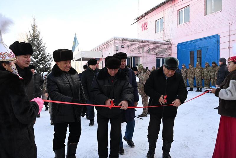 В районах области Абай растет число пожарных постов