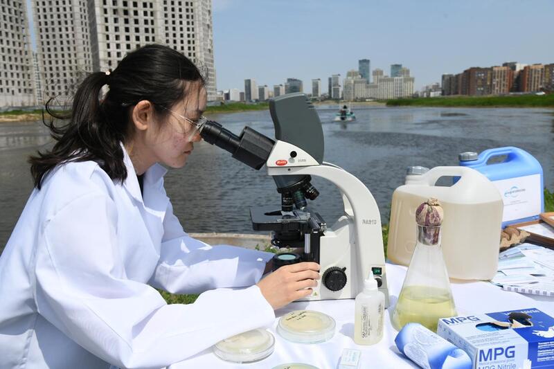 Таза Қазақстан: в Астане запустили биологическую очистку городского водоёма