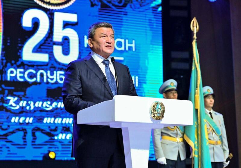 Аким области принял участие в торжественном мероприятии, организованном Департаментом полиции СКО в честь Дня Республики