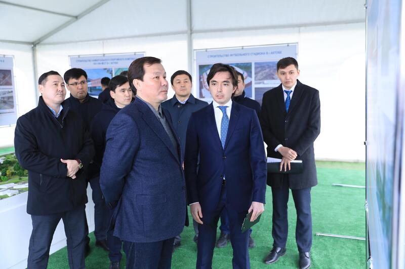 В Актобе началось строительство трёх масштабных объектов — драматического театра, стадиона и спортивного комплекса